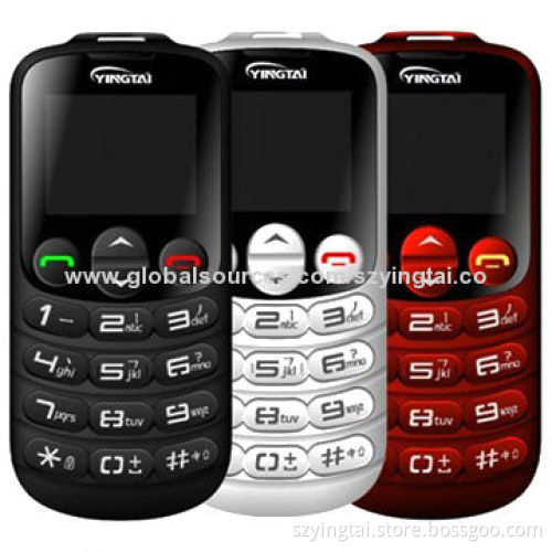 Large Button Easy Use SOS Mobile Phones for Elder, Sized 113 x 53 x 12.8mm